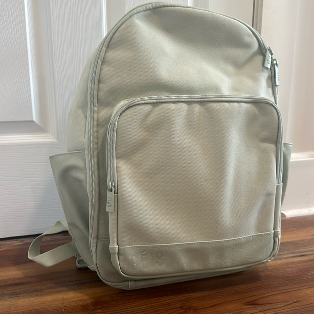 BEIS Matcha Green Backpack